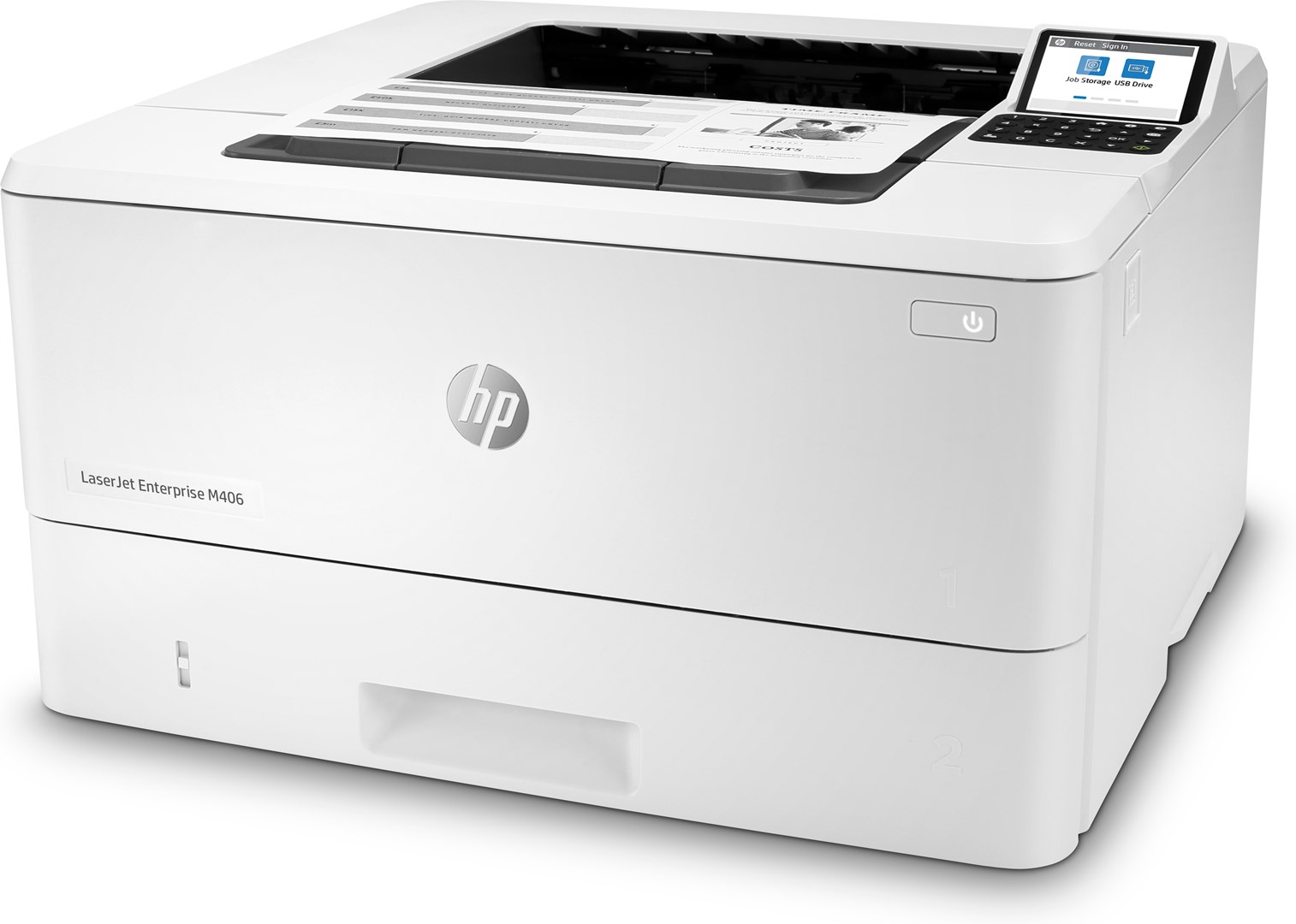 Printer HP LaserJet Enterprise M406dn, Laser, i bardhë