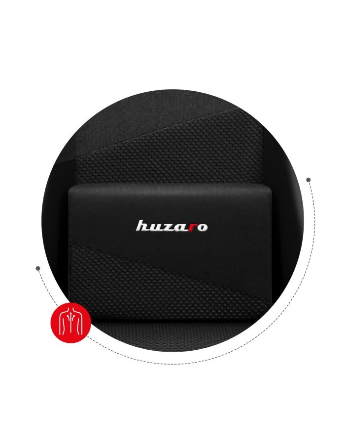 Karrige lojërash HUZARO Force 6.3 RGB Mesh, e zezë