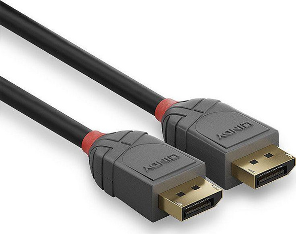 Kabllo DisplayPort Lindy 36486, 10m, DisplayPort në DisplayPort, gri