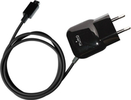 Karikues udhëtimi Puro Mini Travel Charger, 1A, Micro USB, i zi