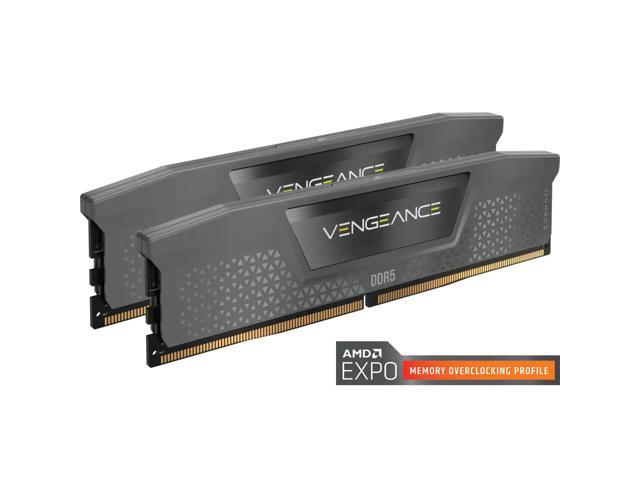 Memorie RAM CORSAIR VENGEANCE, 64GB DDR5 6000MHz, 2x32GB, gri