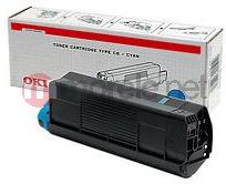 Toner OKI 42804507, Cyan, 3000 faqe, për OKI C5200