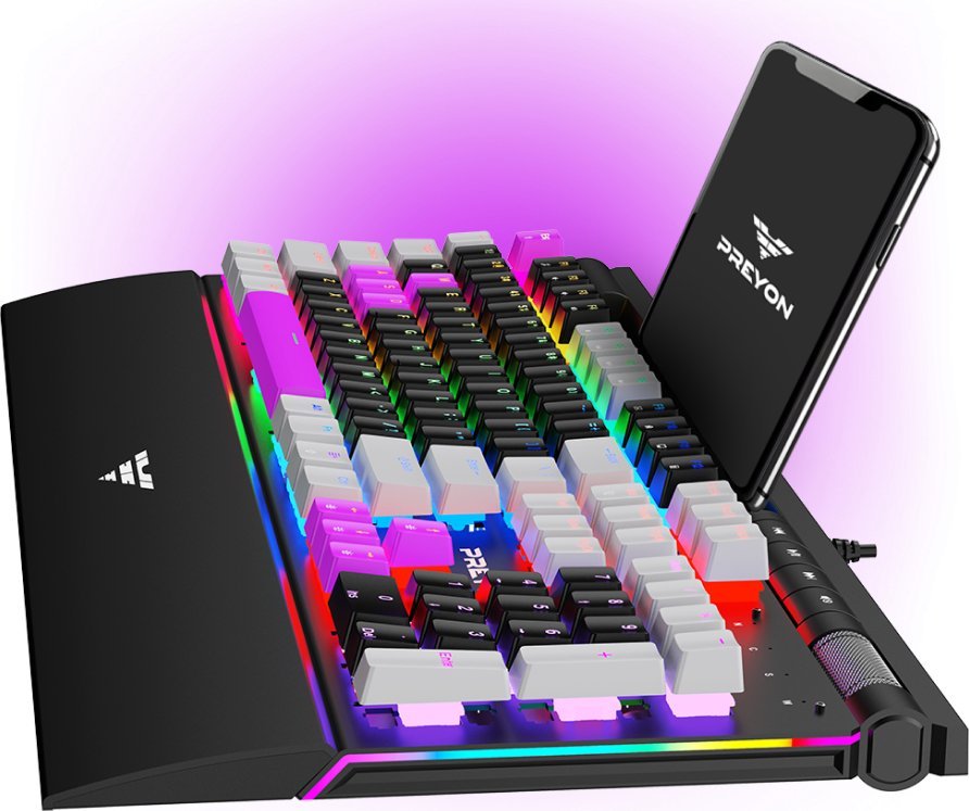 Tastierë PREYON Long Scratch Brown, e zezë