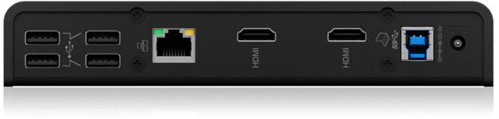 Docking station ICY BOX IB-DK2251AC Multi për laptopë dhe PC
