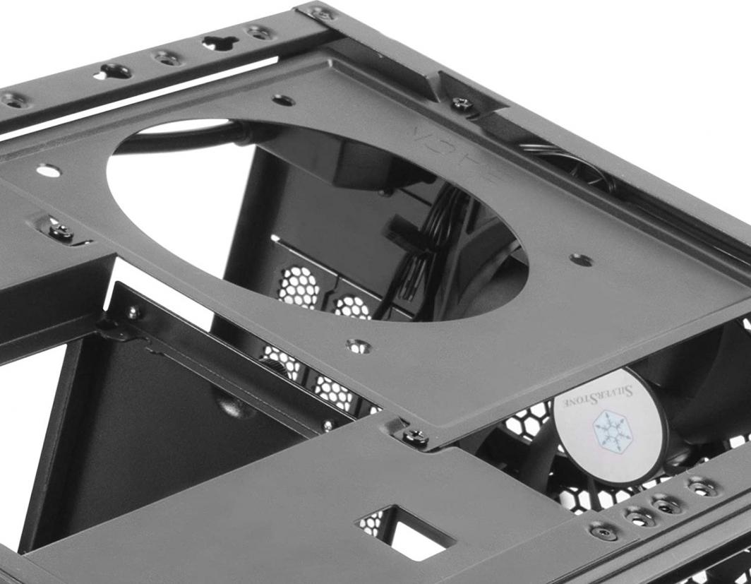 Kasë SilverStone Sugo 15, e argjendtë, Micro Tower