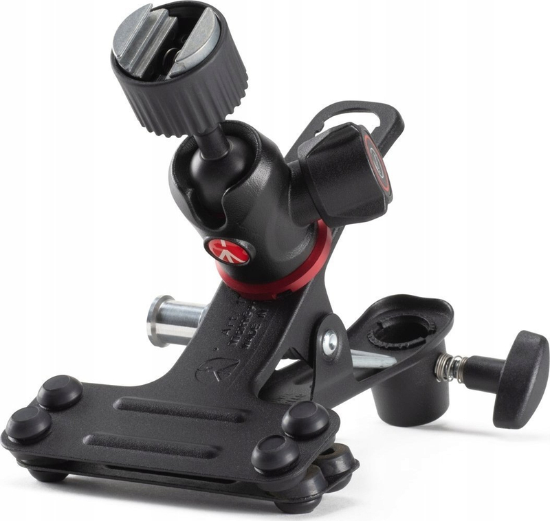 Kapëse fotografike Manfrotto Cold Shoe Spring Clamp, bazë cold shoe, mekanizëm me sustë, e zezë