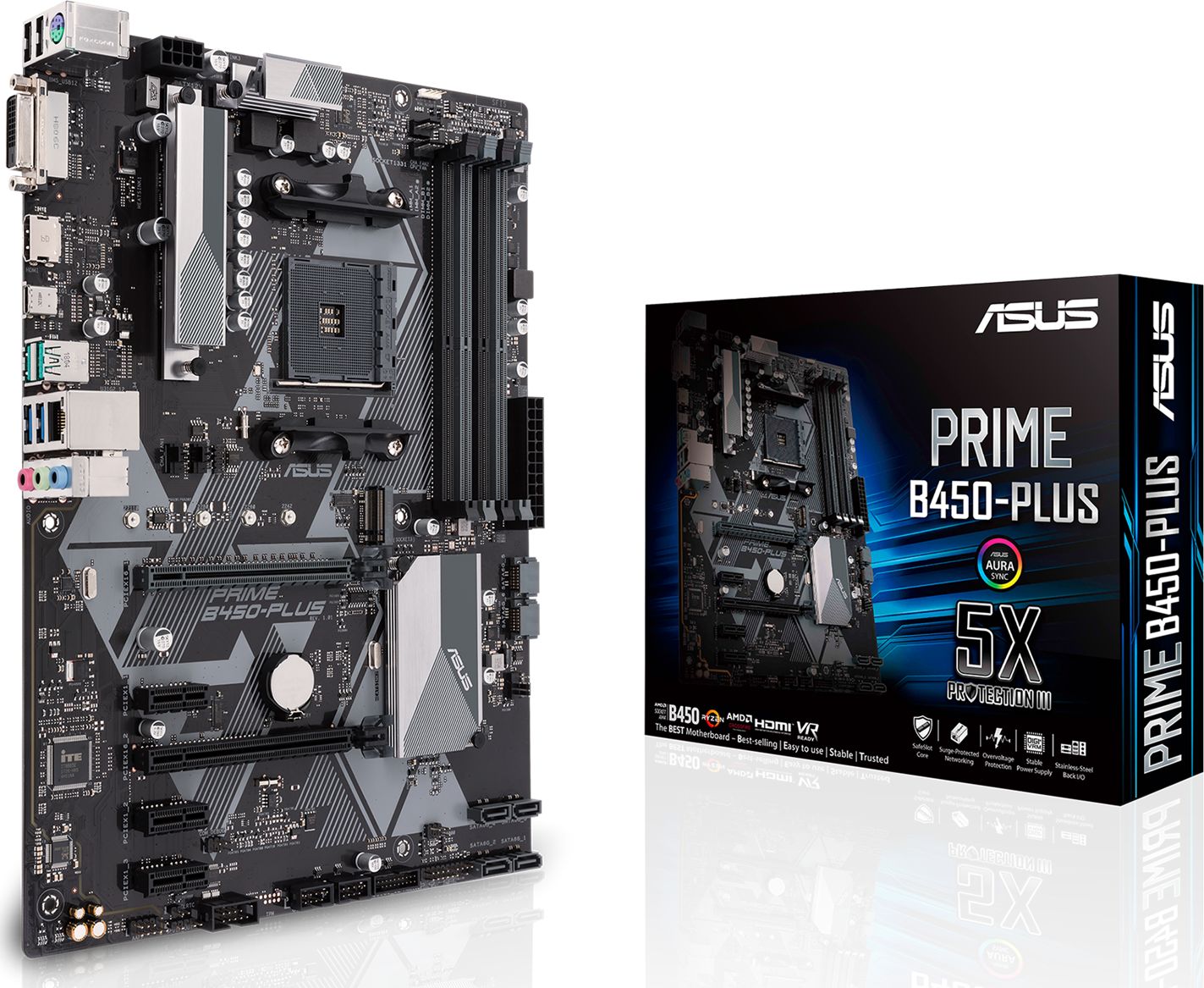 Pllakë Amë Asus PRIME B450-PLUS