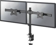 Mbajtëse tavoline Neomounts, për 2 monitorë 10" – 27", e zezë