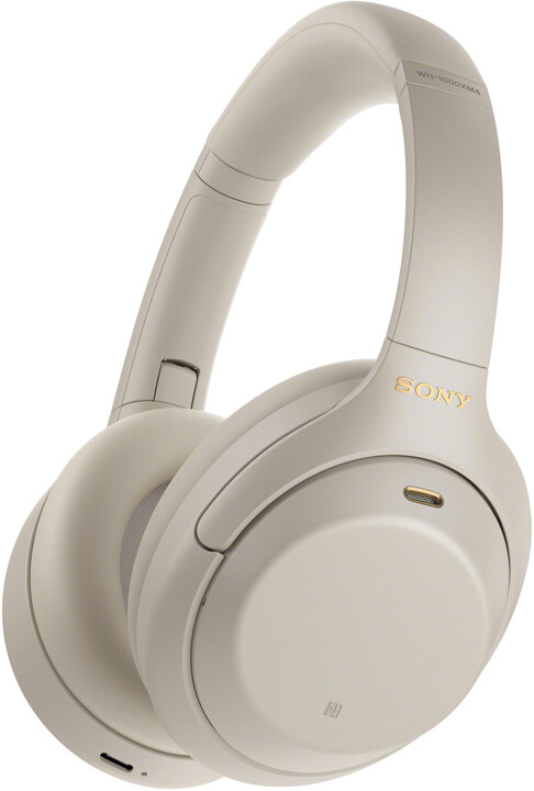 [OUTLET] Kufje Sony WH-1000XM4, model 2020, të argjendta- hirta