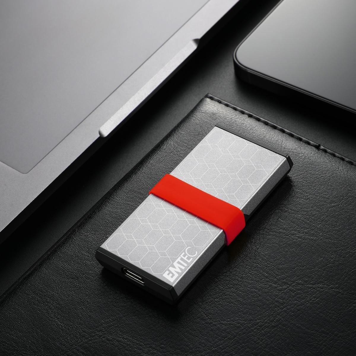 SSD i jashtëm Emtec X205, 1TB, USB 3.2 Gen2, argjendtë