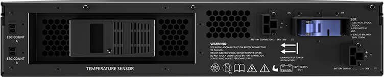 Kabinet i jashtëm baterie Vertiv Liebert GXT5 GXT5EBC48VRT2U, 48V DC, 2U, i zi