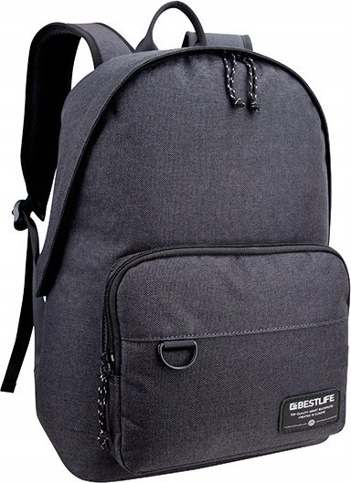 Çantë shpine për laptop Bestlife Devon, 15.6", poliester, gri