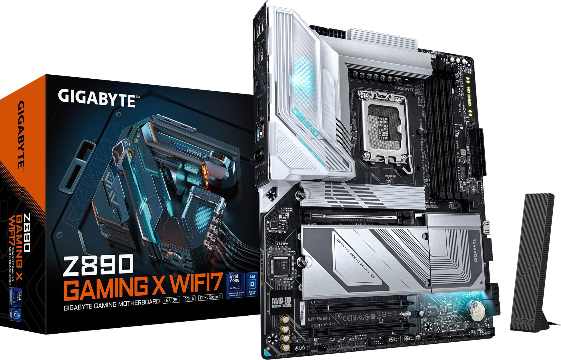 Pllakë amë Gigabyte Z890 Gaming X WIFI7, DDR5, WiFi 7, e zezë