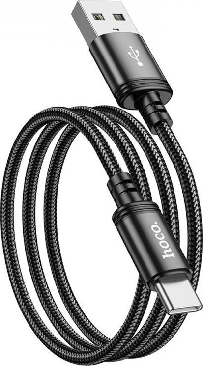 Kabllo USB Hoco USB A në USB C, 1m, 60W, e bardhë