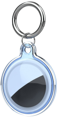 Kuti mbrojtëse Hurtel për Apple AirTag, rezistente ndaj ujit, me karabiner, blu