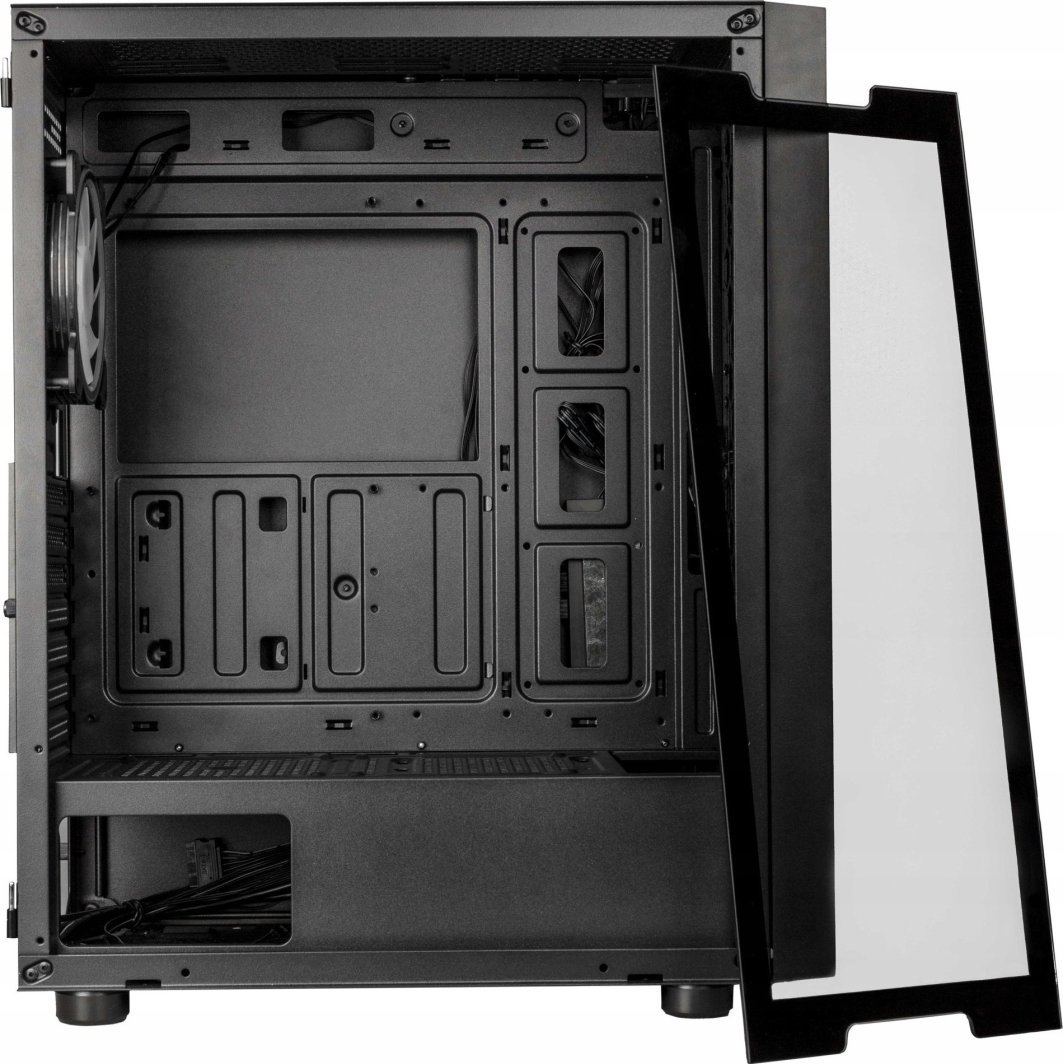 Kasë Kolink Kolink Observatory Duo ARGB Midi-Tower, e zezë, Midi Tower