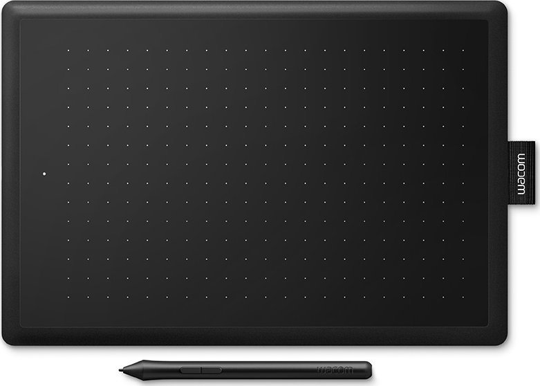 Tablet grafik Wacom One, 216 x 135 mm, 2540 lpi, i zi e kuqe