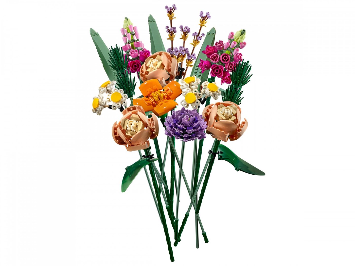 Set ndërtimi LEGO Botanical Collection Flower Bouquet 10280, 756 copë, shumëngjyrësh