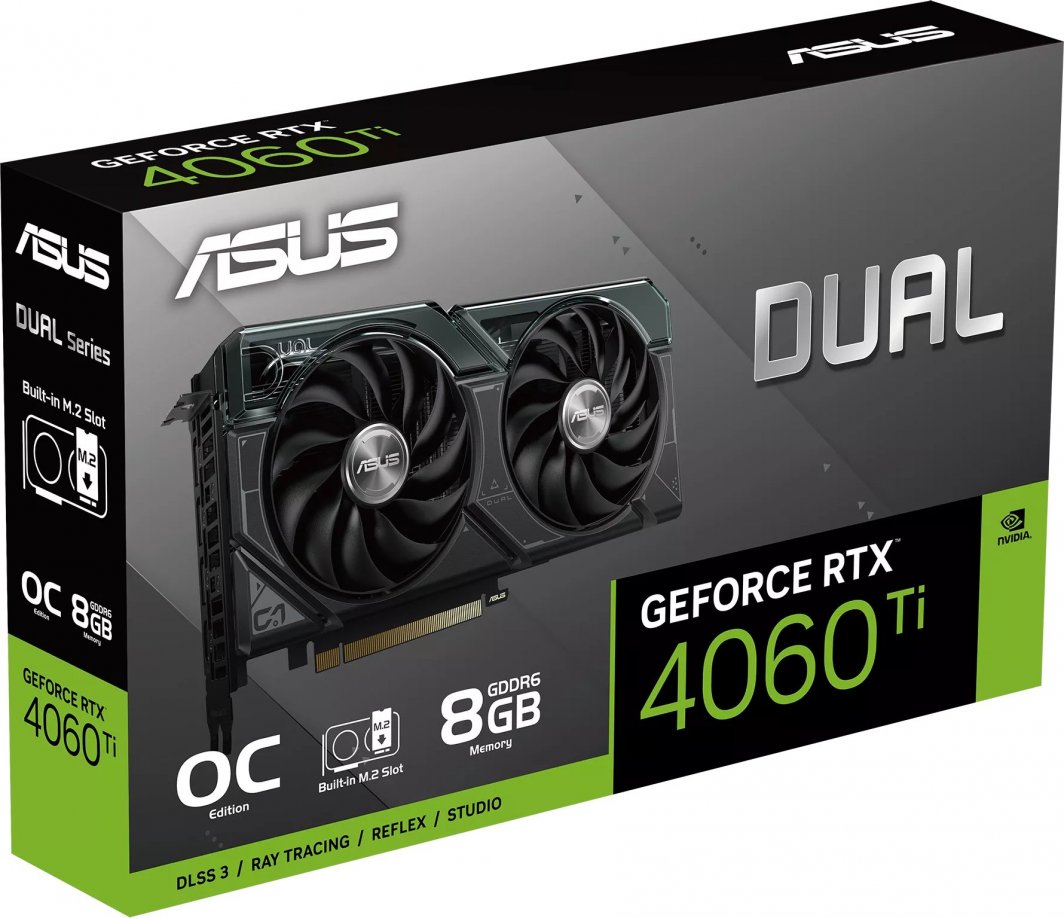 Kartelë grafike Asus Dual GeForce RTX 4060 Ti OC SSD 8GB GDDR6