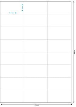 Самолеплива етикета MediaRange MRINK149, 70x37mm, 1200 парчиња, бели