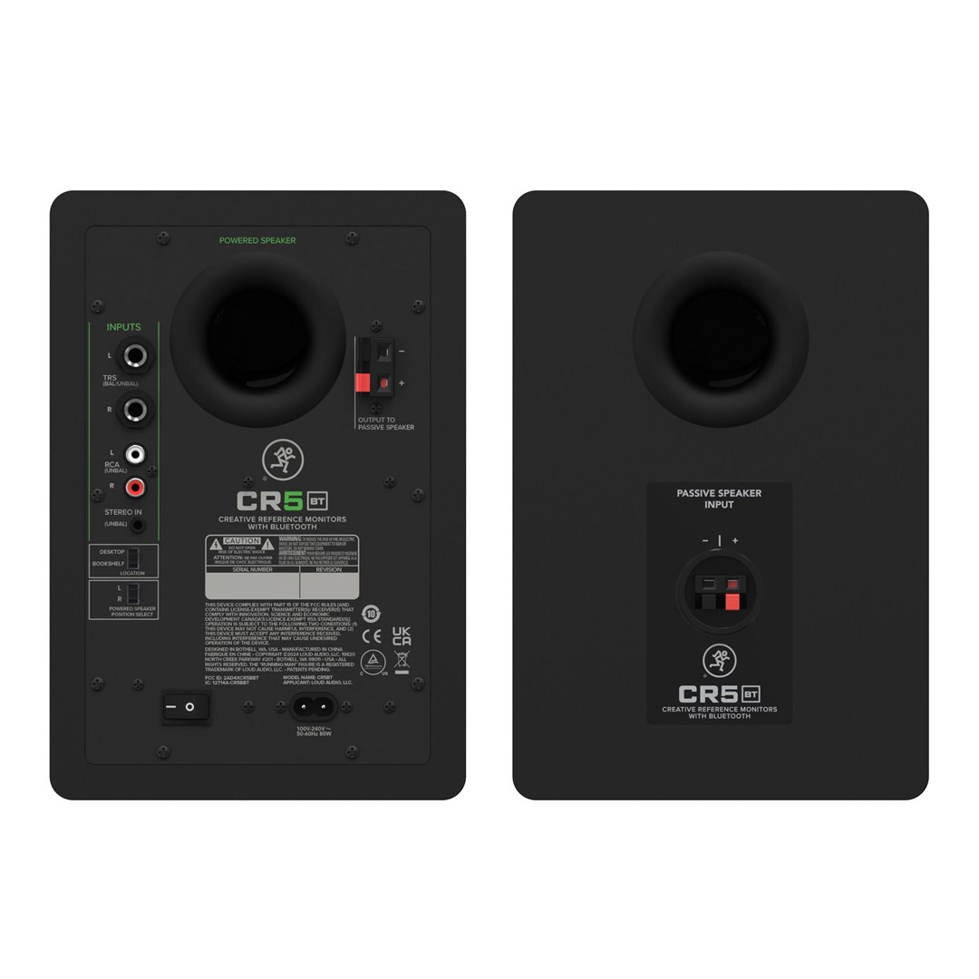 Monitorë aktivë studio Mackie CR5BT, 5.25", Bluetooth, të zinj