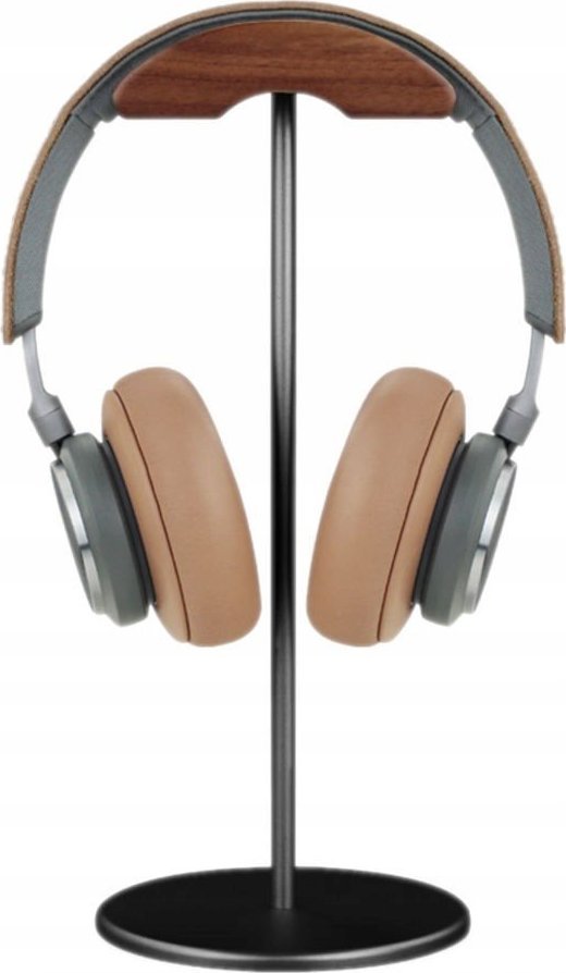 Mbajtëse për kufje Mozos HS, alumini, e zezë