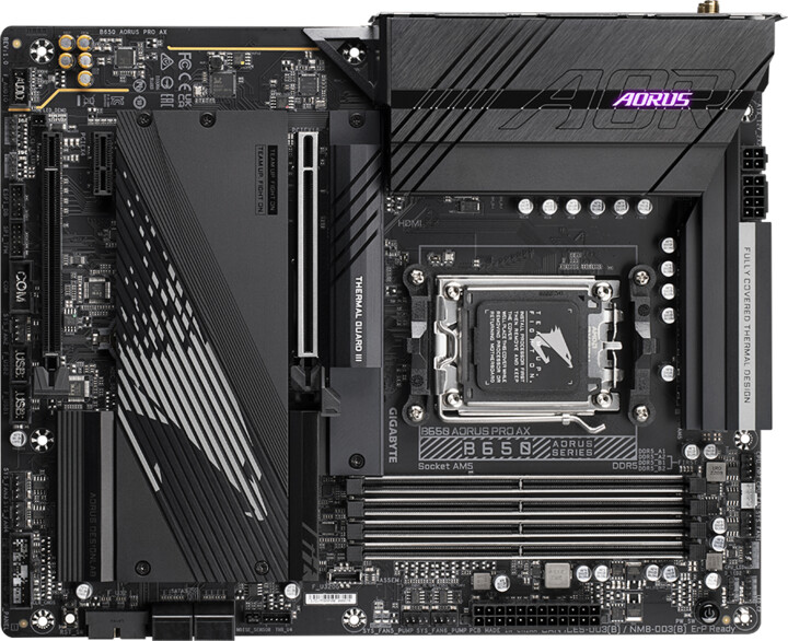 Pllakë amë GIGABYTE B650 AORUS PRO AX - AMD B650