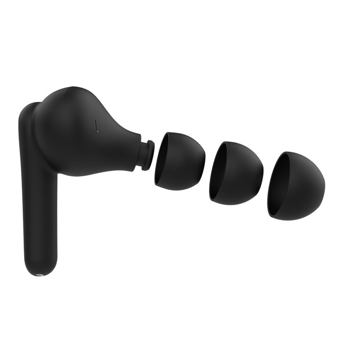 Kufje Belkin SoundForm Rhythm, True Wireless, Bluetooth, e zezë