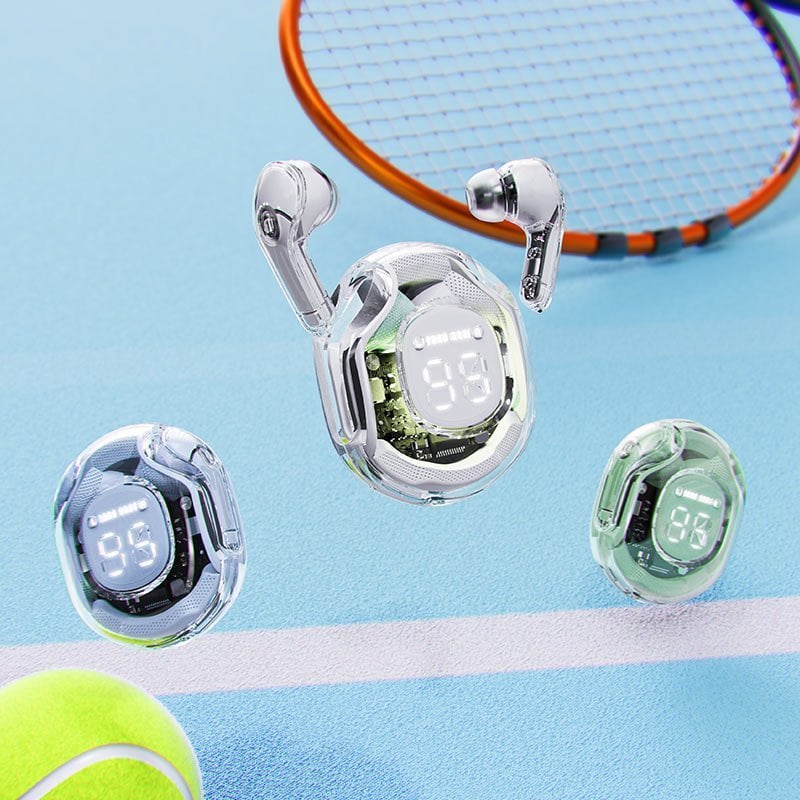 Kufje wireless ACEFAST TWS, Bluetooth, reduktim zhurme, White Moon
