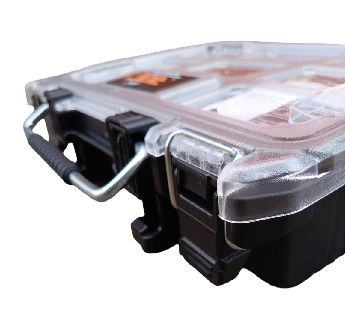 Organizues veglash Keter ROC Pro Gear 2.0, plastik i qëndrueshëm, kapak transparent