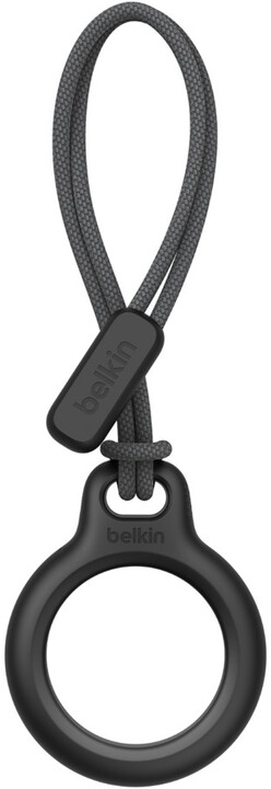 Belkin безбедно футрола за Apple AirTag со врвка, црна