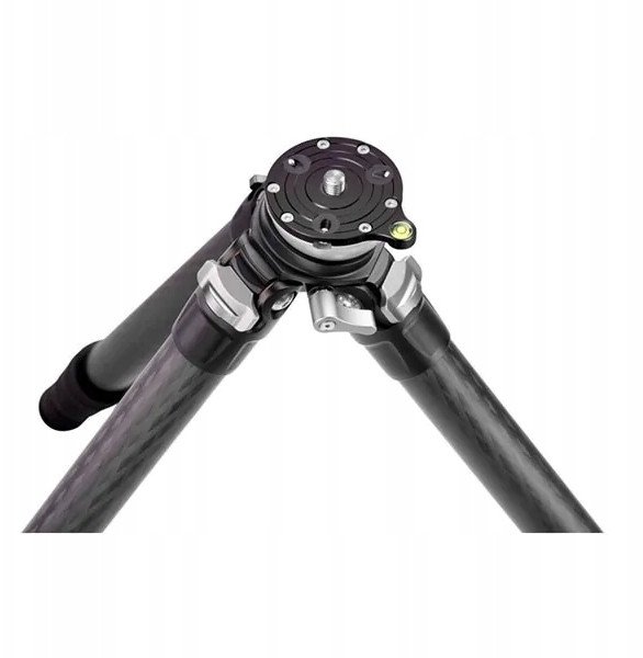 Tripod udhëtimi Leofoto LS-324CEX Pro, bazë niveli e integruar, kapacitet 15 kg, i zi