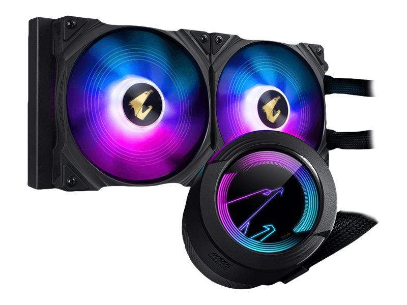 Ftohës liquid për CPU GIGABYTE AORUS WATERFORCE X 280 AIO - I zi