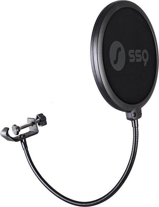 Двоен поп филтер SSQ POP1, дијаметар 15 cm, црн