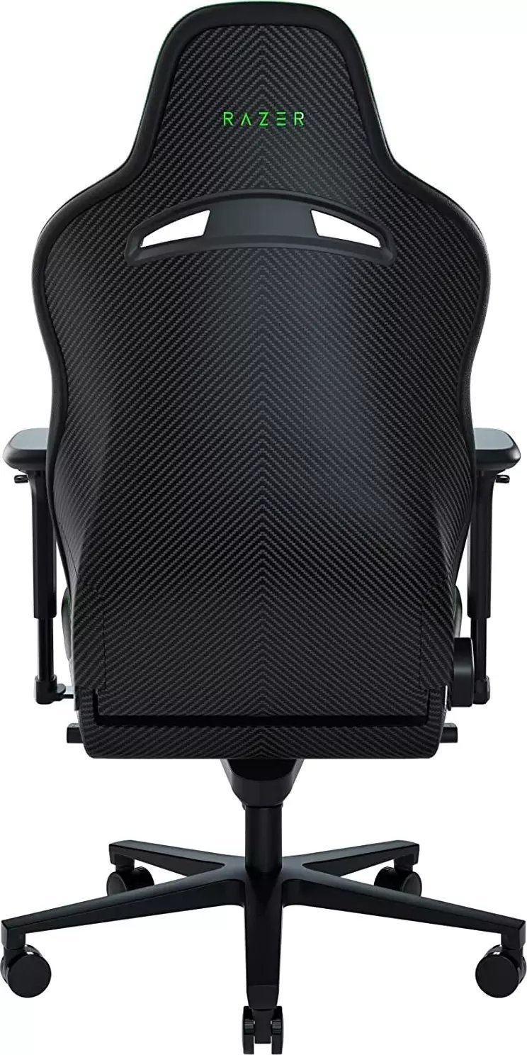 Karrige gaming Razer Enki Pro, Alcantara, mbështetje lumbare, e zezë