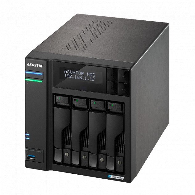 NAS Asustor LOCKERSTOR 4 Gen 2 AS6704T, 4 bay, Intel Celeron N5105, 8GB RAM, i zi