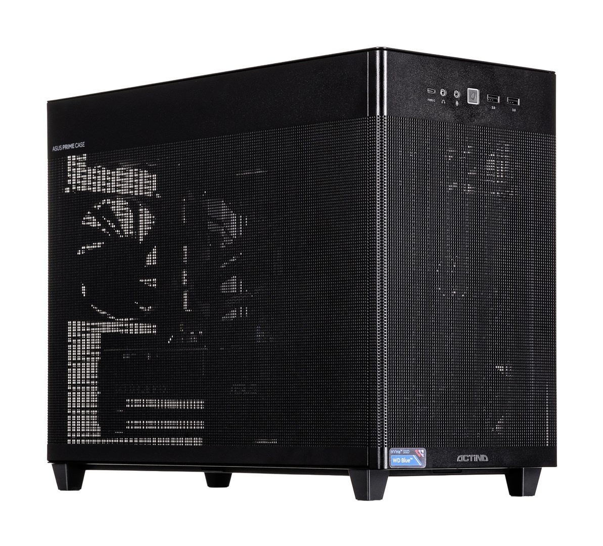 Kompjuter desktop Actina Ryzen 7 8700G, 32GB RAM DDR5, 1TB SSD, Mini Tower, i zi