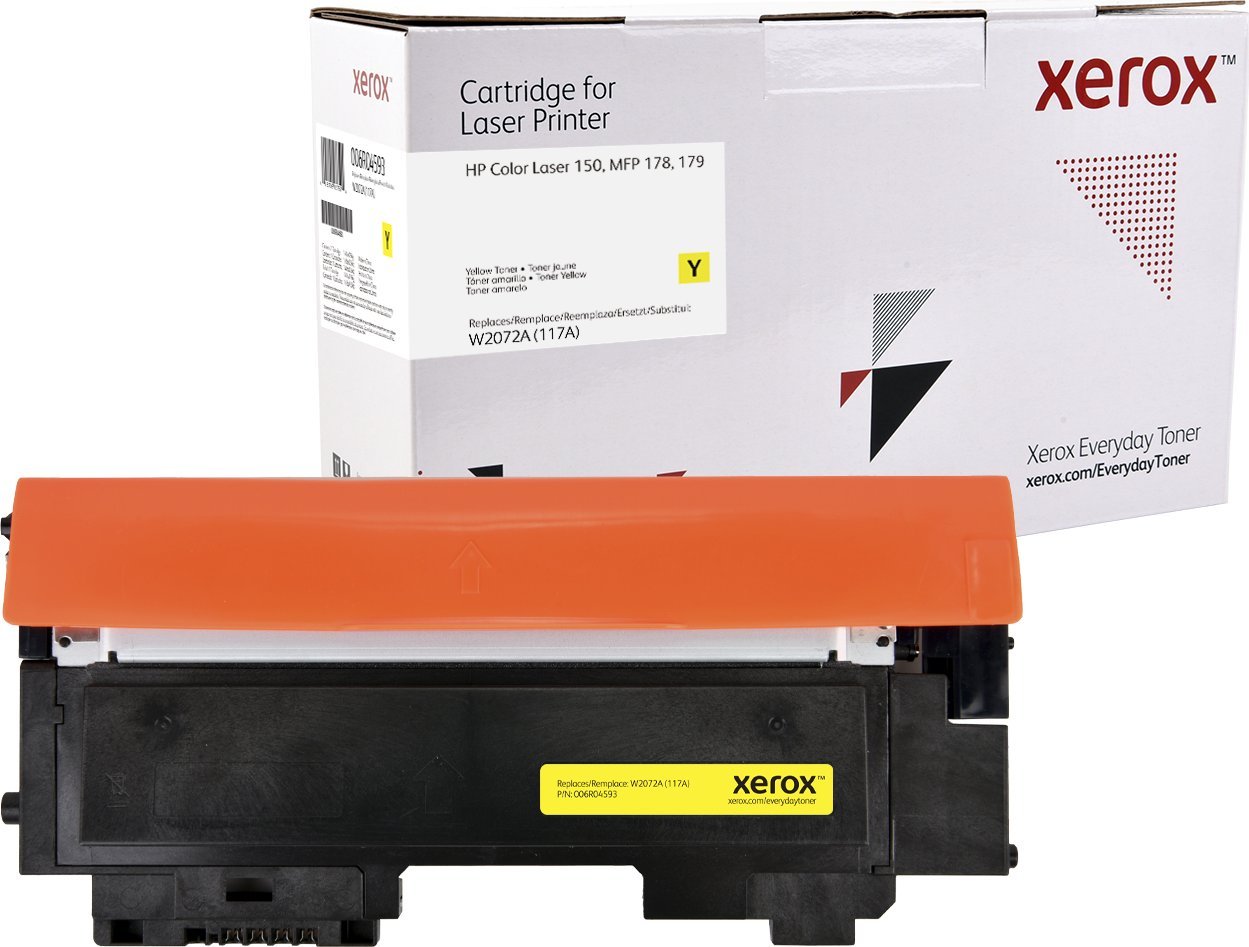 Toneri i verdhë Xerox Everyday, kompatibil me HP 117A W2072A, kapacitet standard
