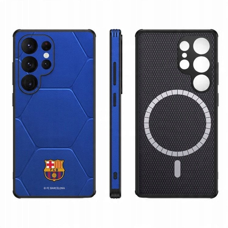 Kapak telefoni OCPC FCB Mag, Samsung Galaxy S25 Ultra, qëndrues, i kuq