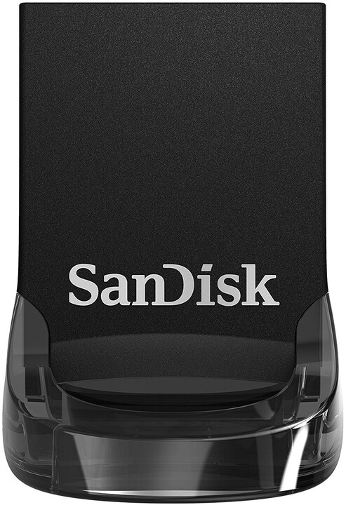 USB SanDisk Cruzer Ultra Fit, 64 GB, црно