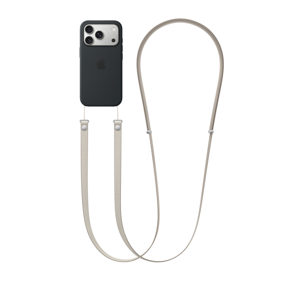 Apple Crossbody Strap, Tan 2