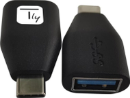 Adapter USB C në OTG, USB 3.1 5Gbps, i zi