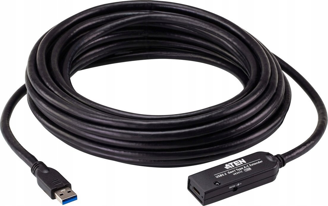 Kabllo zgjatëse USB ATEN UE331C, USB 3.2 Gen 1, 10 m, e zezë