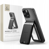 Mbajtëse kartelash magnetike Tech-Protect MagWallet Stand MagSafe, RFID, universale, e zezë