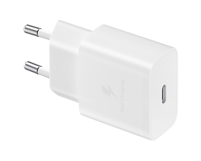 Karikues Samsung USB-C, 15W, i bardhë + kabllo USB-C, 1m