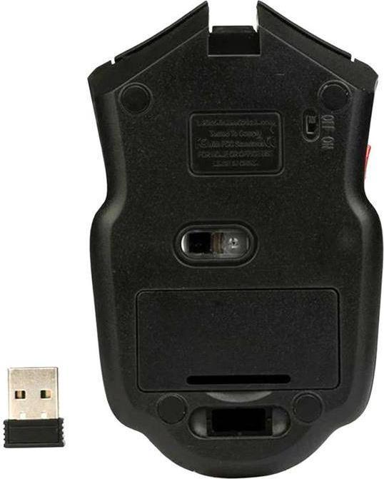 Maus gaming optik wireless, 1600 DPI, USB, argjendtë