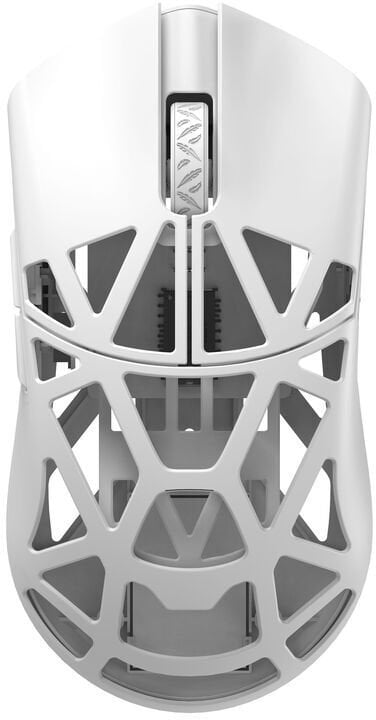 Maus gaming WLMOUSE Beast X Pro Solid Sides, pa kabëll, 8000 Hz, i bardhë