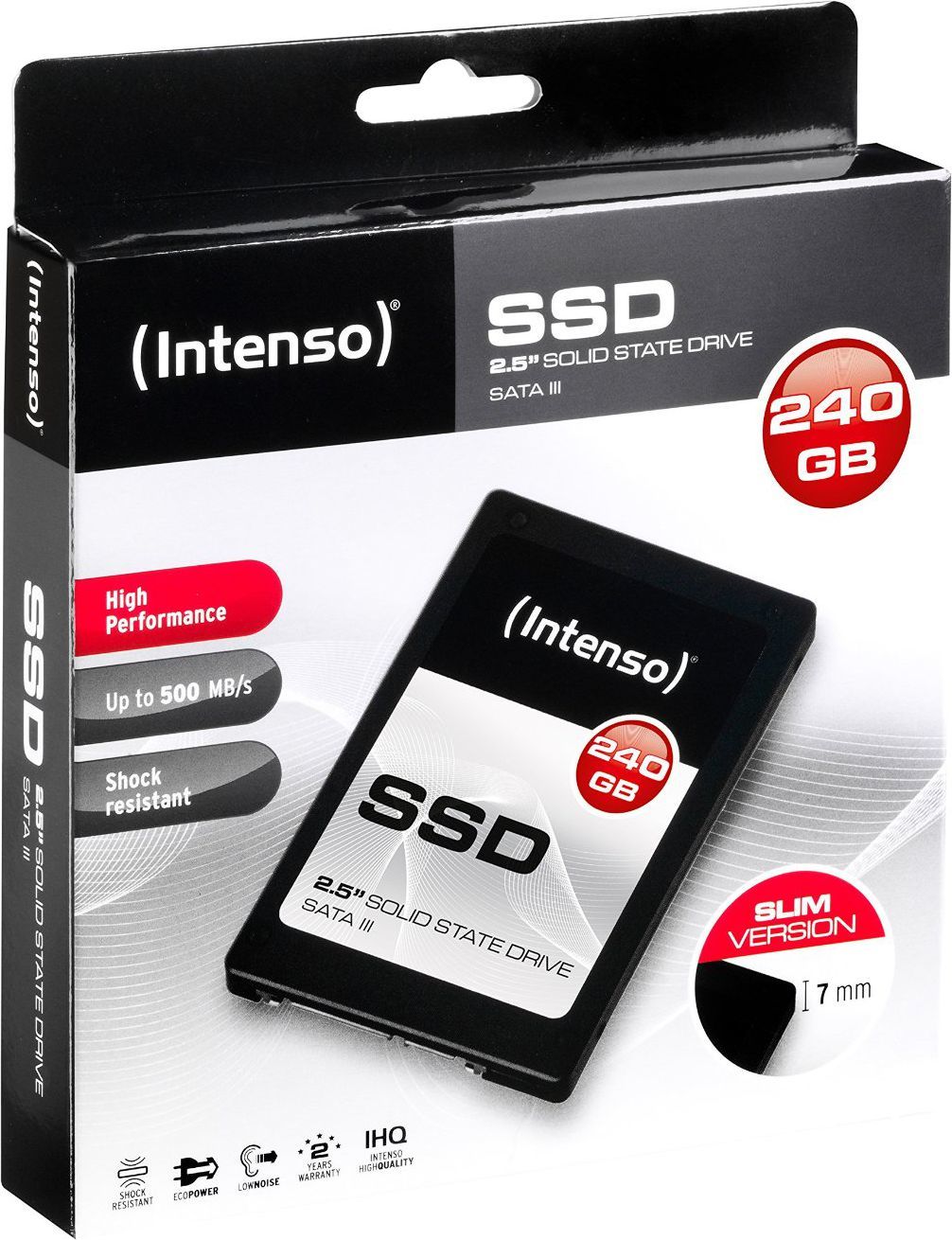 Disk SSD Intenso, 240GB, 2.5" SATA III