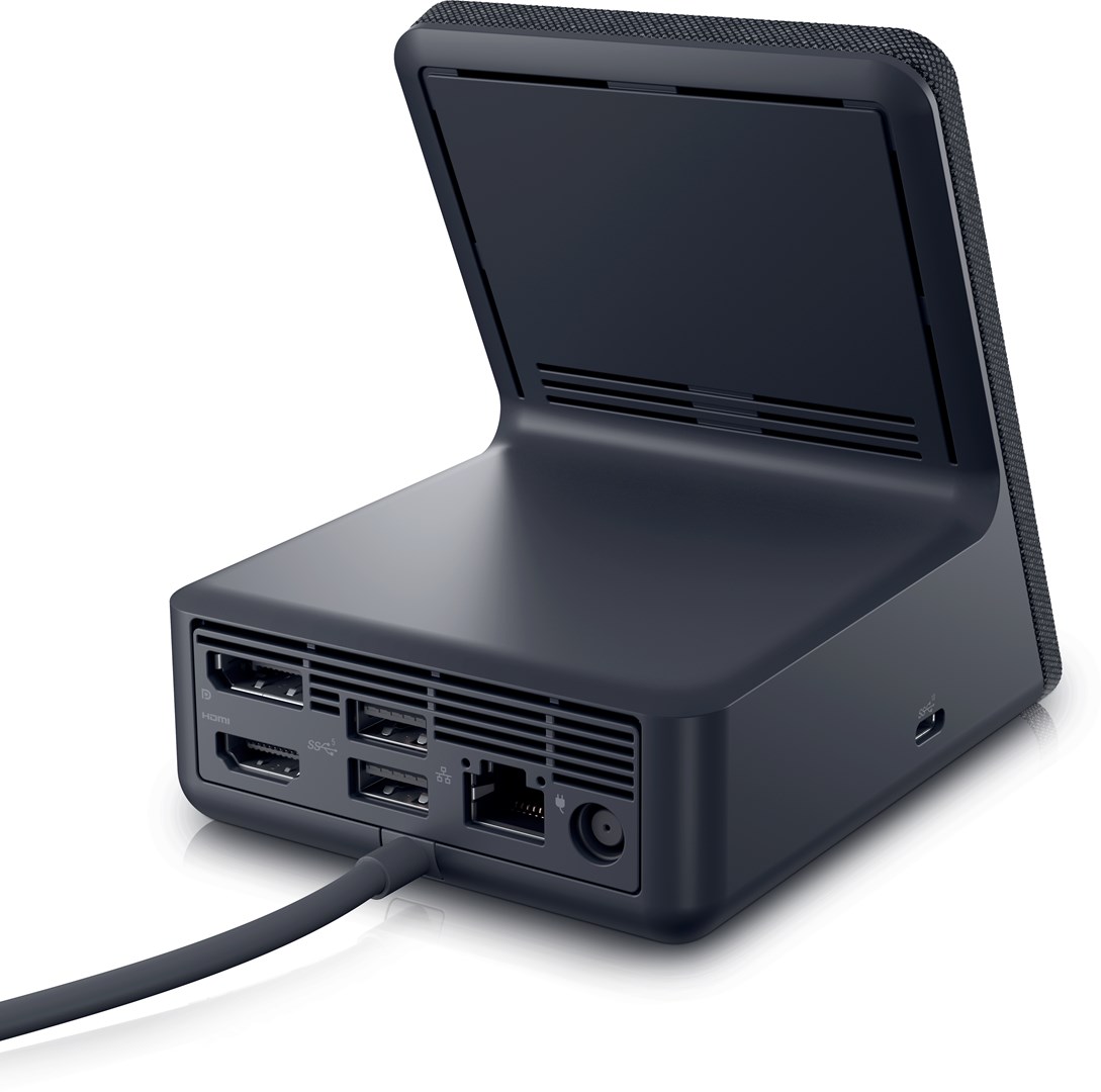 Stacion dokimi Dell Dual Charge HD22Q, USB-C, 90W, karikim wireless, i zi