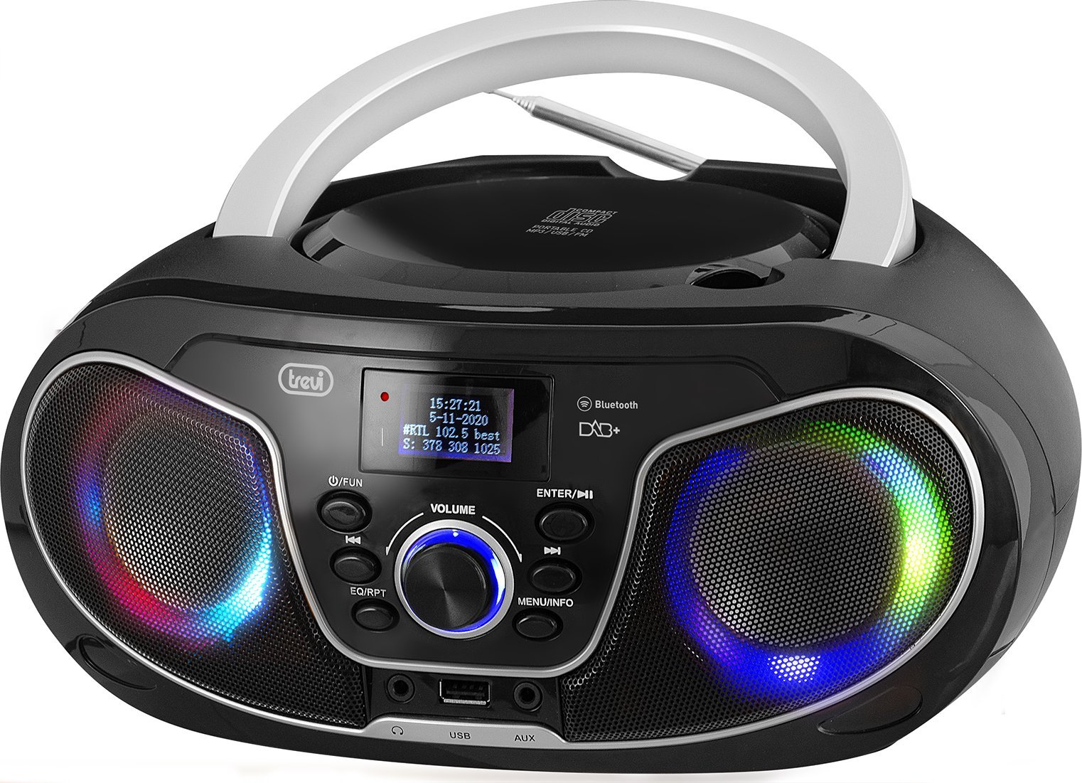 Radio CD player Trevi Boombox CMP588, Bluetooth, USB MP3, i zi